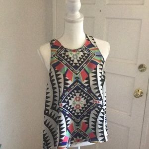 Multicolored Geometric Tank top